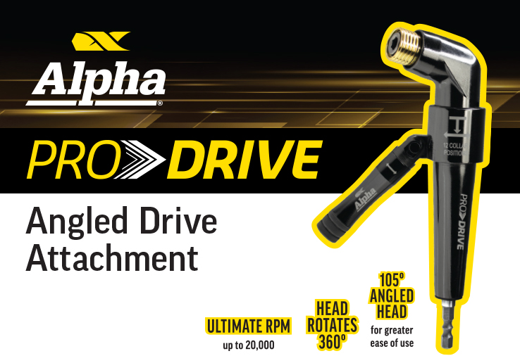 Alpha Pro Drive Angled Drive Attachment