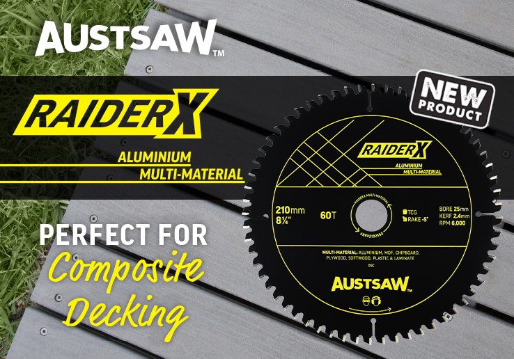 Austsaw Multi Material Blade | Perfect for Composite Decking