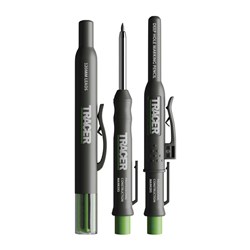 TRACER Deep Hole Construction Pencil with Replacement Lead Set  