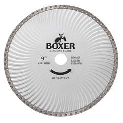 Austsaw/Boxer - 235mm (9in) Diamond Blade Boxer Super Turbo Wave - 25/22.2mm Bore - Super Turbo
