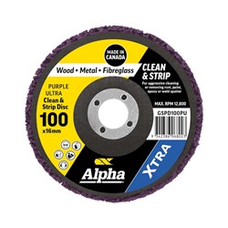 Clean & Strip Disc 100mm Purple ultra XTRA Bulk