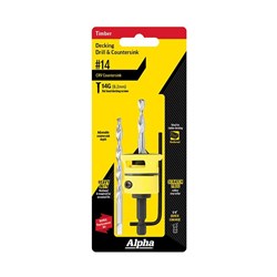 Decking Countersink HSS No.14 with Spare Drill and Hex Key
