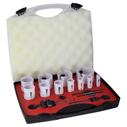 16pce TCT Multi-Purpose Holesaw Kit (16,20,22,25,32,35,38,44,51,54,64mm)