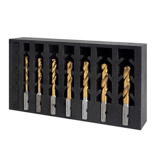 VersaDrive Cobalt Drill Set;5,6,6.8,8.0,8.5,10,10.2mm