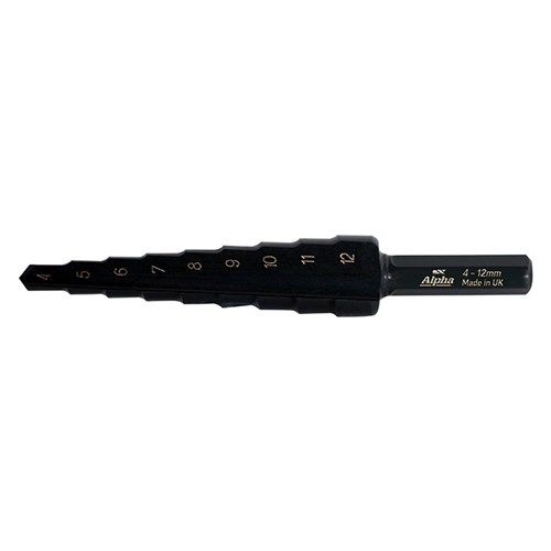 ThunderMax Step Drill Straight Flute 4-12mm Metric