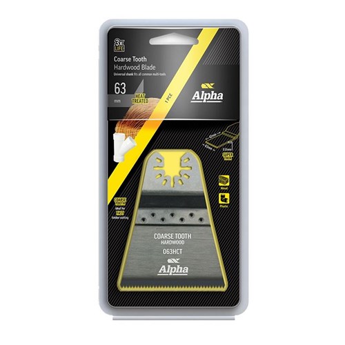 Coarse Tooth 63mm - Hardwood Multi-Tool Blade