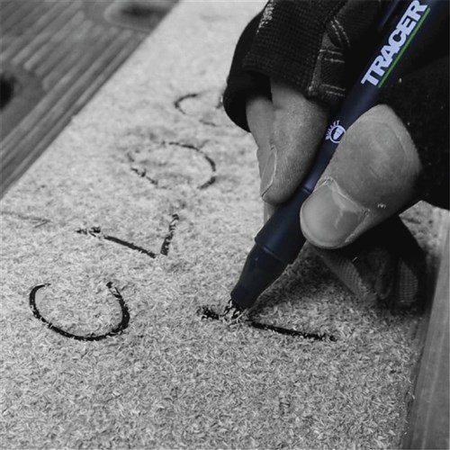 TRACER Clog Free Marker Set - 3pc pack (1x Black / 1x Blue / 1x Red) with Site Holsters.