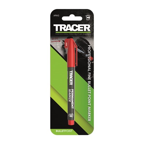 Tracer Permanent Construction Marker | Red