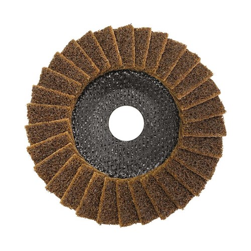 Flap Disc Surface Finishing 115mm Coarse / Brown SCM Carded (Pk 1)