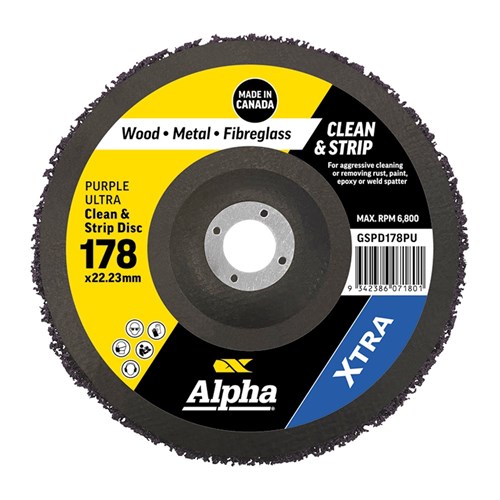 Clean & Strip Disc 178mm Purple ultra XTRA Bulk
