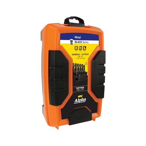 29 Piece | Alpha Black Series Imperial Tuffbox Drill Set