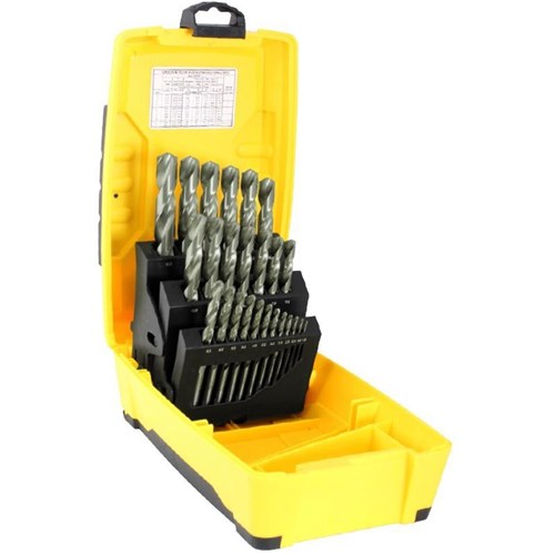 25 Piece | Alpha Silver Series Metric Tuffbox Drill Set