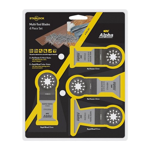 Starlock 4 Piece Multi-Tool Blade Set